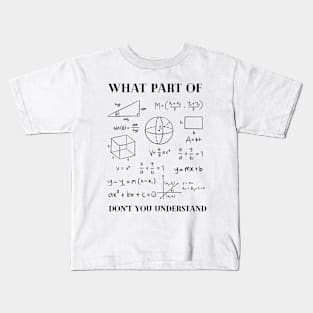 Math Teacher Kids T-Shirt